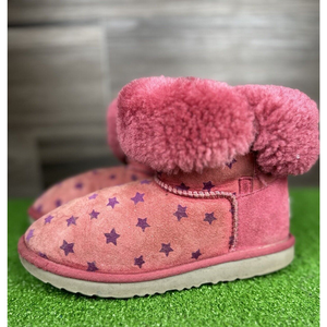 UGG Navy Stars Pop Coral Suede Boots US‎ size 3